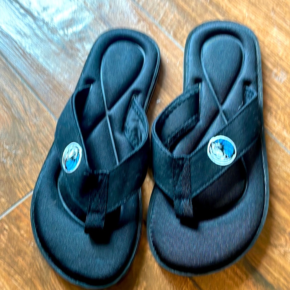Dallas Mavericks flip flops EUC Small 7-8